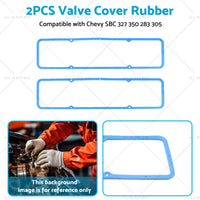 2PCS Valve Cover Rubber Steel Core Gasket Suitable For Chevy SBC 283 305 327 350