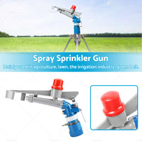 1'' Irrigation Spray Tool Sprinkler Large 360¡ã Adjustable Impact Area Water