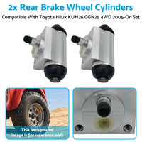 Rear Brake Wheel Cylinders 4x4 Suitable for Toyota Hilux KUN26 GGN25 4WD 2005-On