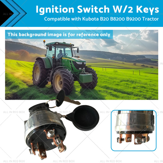 67800-55160 Ignition Switch W or 2 Keys Suitable for Kubota B20 B8200 B9200 Tractor