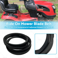 Ride On Mower Blade Belt For 46 inch  Cut Husqvarna  and  Craftsman Mowers 532 40 51 43