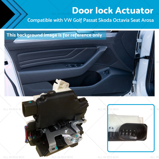 Door Lock Actuator Front Left Passenger Side For VW GOLF Beetle Skoda 3B1837015A