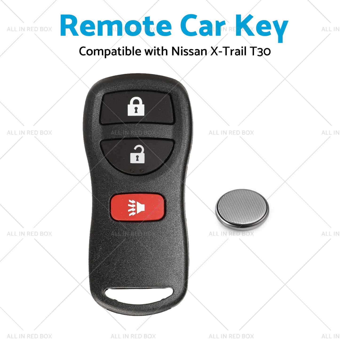 Remote Flip Car Key Suitable for Nissan X-Trail T30 02-07 433MHz Replacement