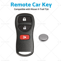 Remote Flip Car Key Suitable for Nissan X-Trail T30 02-07 433MHz Replacement