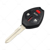 4 Button Complete Remote Key Fob Fits For Mitsubishi 380 Series 2005-2008