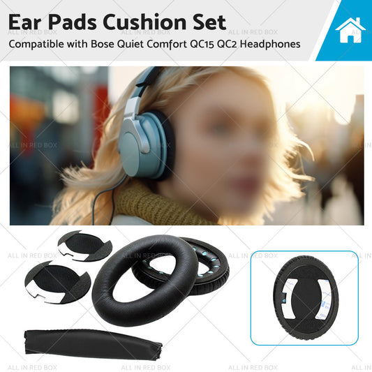 Ear Pads Headband Suitable for QuietComfort 2 QC2 QC15 QC25 Bose Earphones