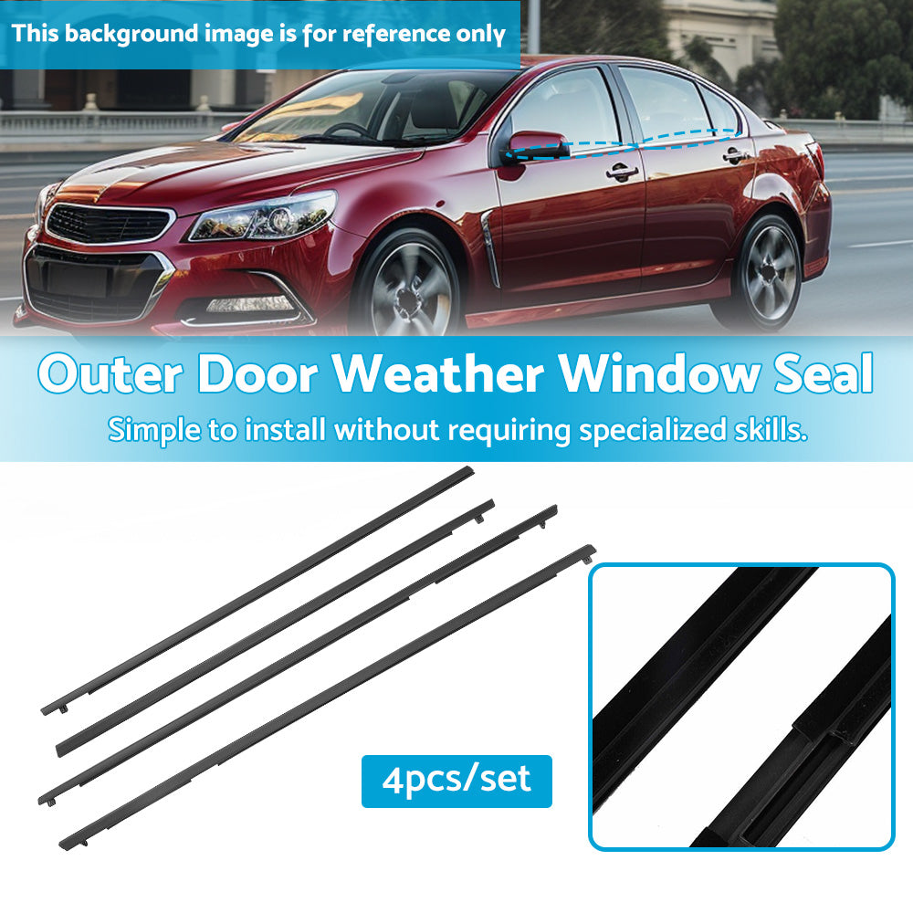 Suitable For Holden Commodore VE VF Sedan V6 V8 Outer Door Weather Window Seal