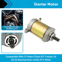 Starter Motor Suitable For CF Moto CF500 Tracker X5 X6 Z6 Linhai ATV M550