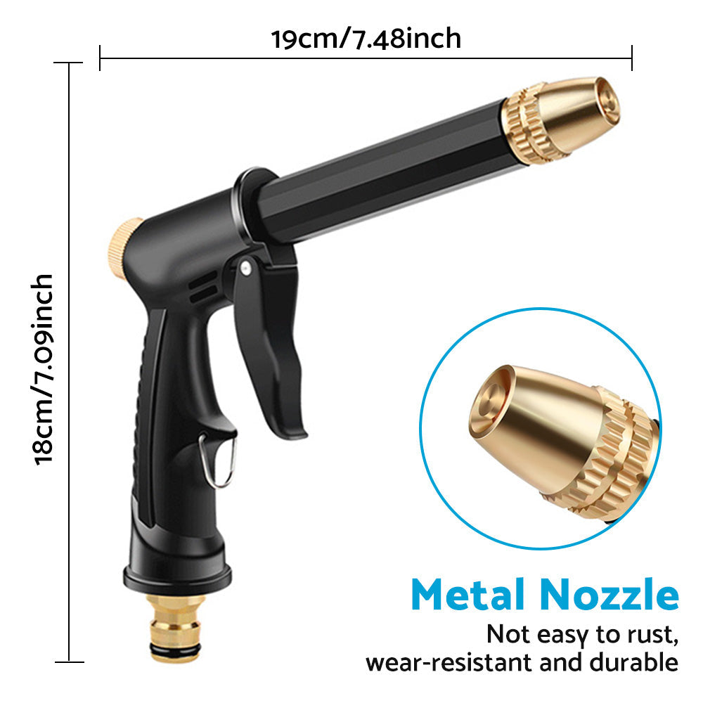Stainless High Pressure Water Hose Spray Nozzle Washer Clean Home Window Garden
