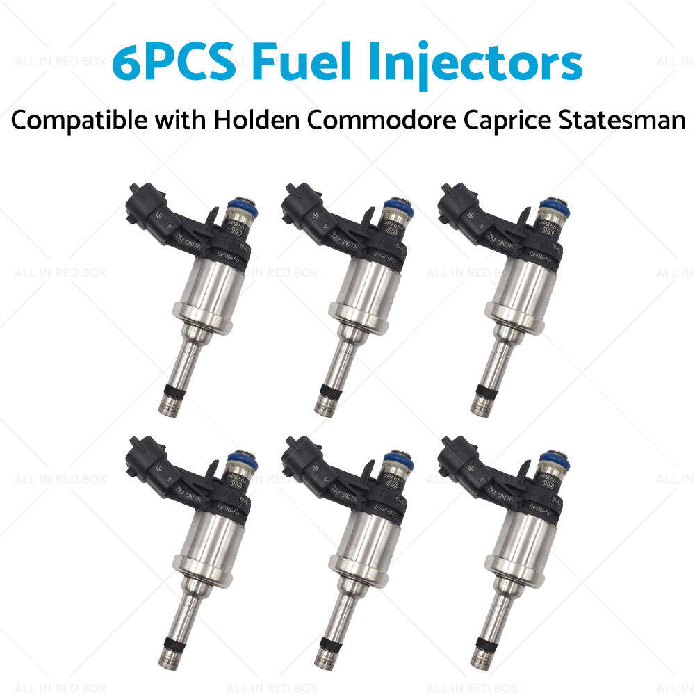 6PCS Fuel Injector Suitable For Holden Commodore VE Caprice WM 3. 6L V6 12632255