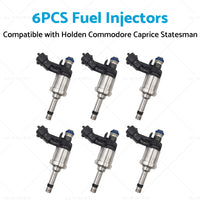 6PCS Fuel Injector Suitable For Holden Commodore VE Caprice WM 3. 6L V6 12632255