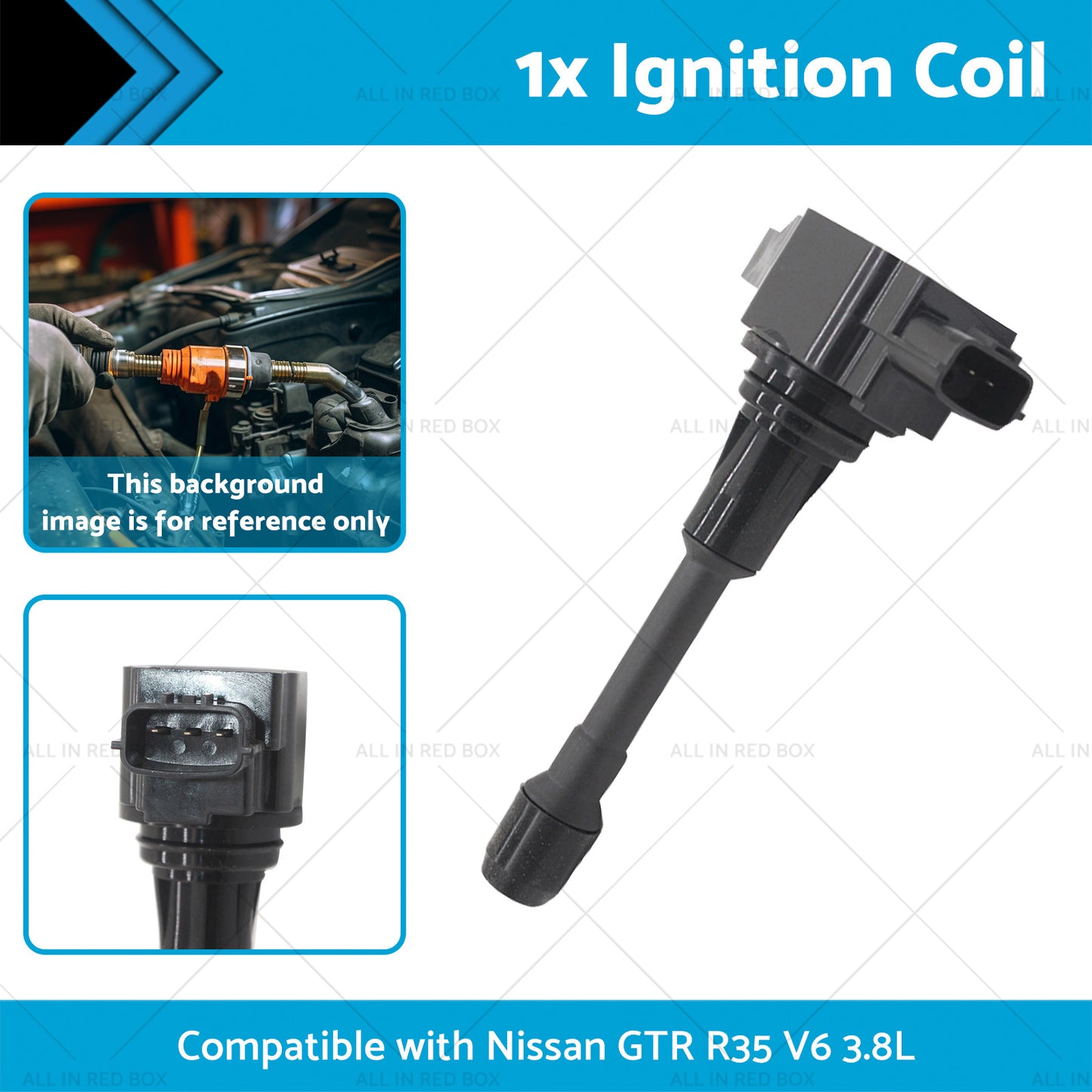 1x Ignition Coil Suitable for Nissan GTR R35 V6 3. 8L 22448JF00B VR38DETT 08-15