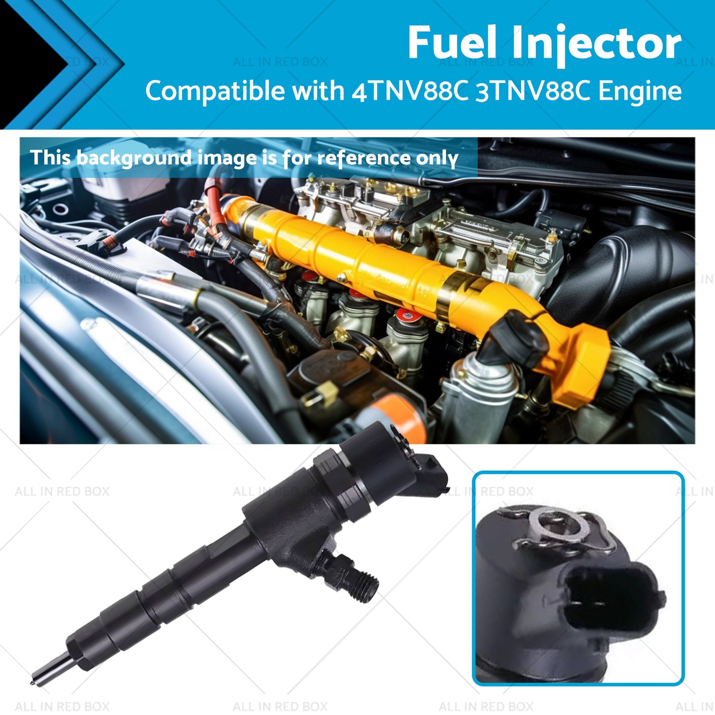 Fuel Injector Suitable for 4TNV88C 3TNV88C Engine 129A00-53100 0445110463