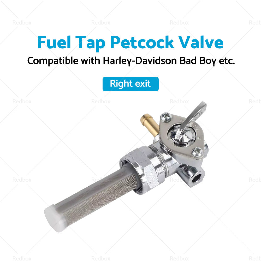 22mm Fuel Tap Petcock Valve Right Outlet Suitable For Bad Boy Blackline