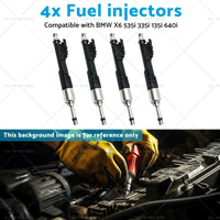 13647597870 0261500109 4x Fuel injectors Suitable for BMW X6 535i 335i 135i 640i