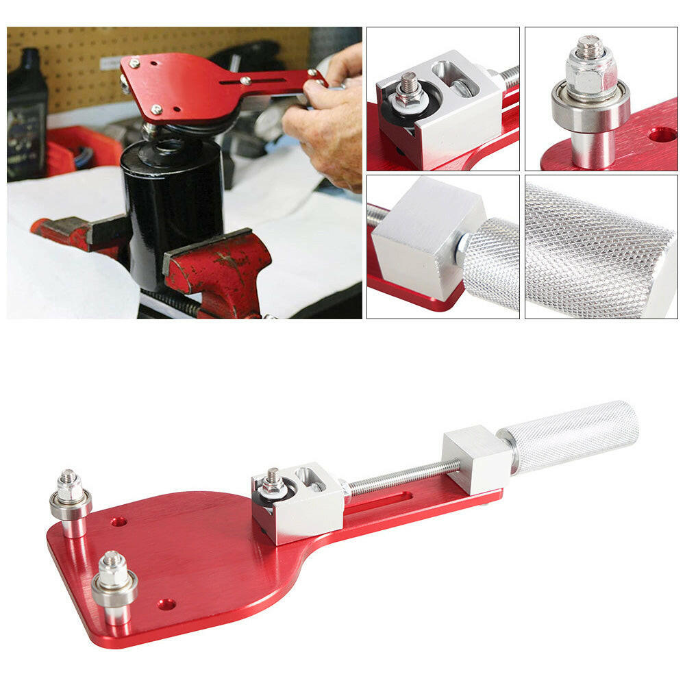 Car Oil Filter Cutter Tool Filter Cutting Range 2-3/8" - 5" Aluminum Alloy Red