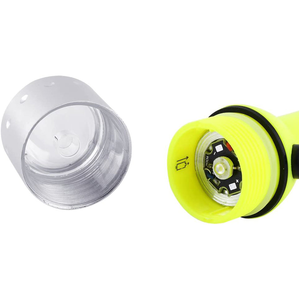 180Lm LED Scuba Diving Flashlight Torch Suitable For Underwater Waterproof Lighting