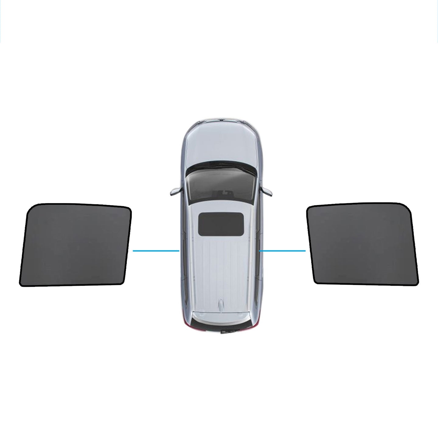 {{ Magnetic Mesh Sun Blind Shades Suitable for Volvo XC40 2018-2024 On Front/Rear }} - Buy Car Parts Online at {{ Kaka Auto Parts }}.