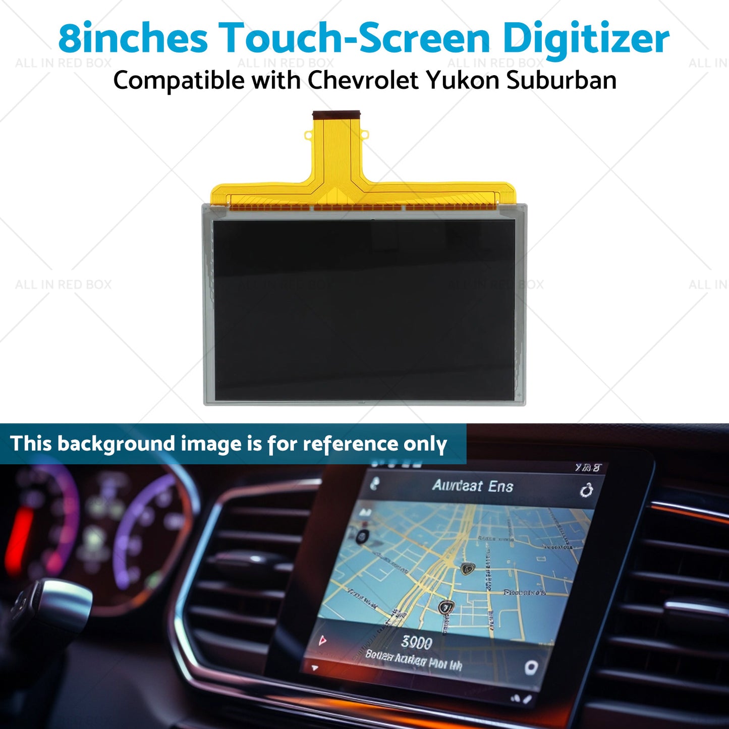 Touch-Screen Digitizer Suitable for Chevrolet 15-18 Replacement GPS Navigation