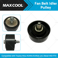 Fan Belt Idler Pulley Suitable for Toyota Hilux KUN16 KUN26 3. 0L Diesel 1KD-FTV