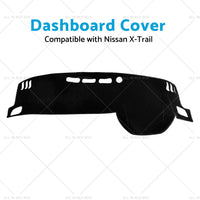 Black Non-Slip Dash Mat Suitable For Nissan X-Trail T33 Qashqai Dashboard Cover