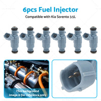 6pcs Fuel Injectors 35310-38010 Suitable for Kia Sorento 3. 5L 03-05 9260930003