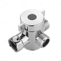 1 2 in Three Way T-adapter Valve For Toilet Bidet Shower Head Diverter Valve