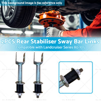 Pair Rear Stabiliser Sway Bar Links Suitable for Landcruiser Series 80-105