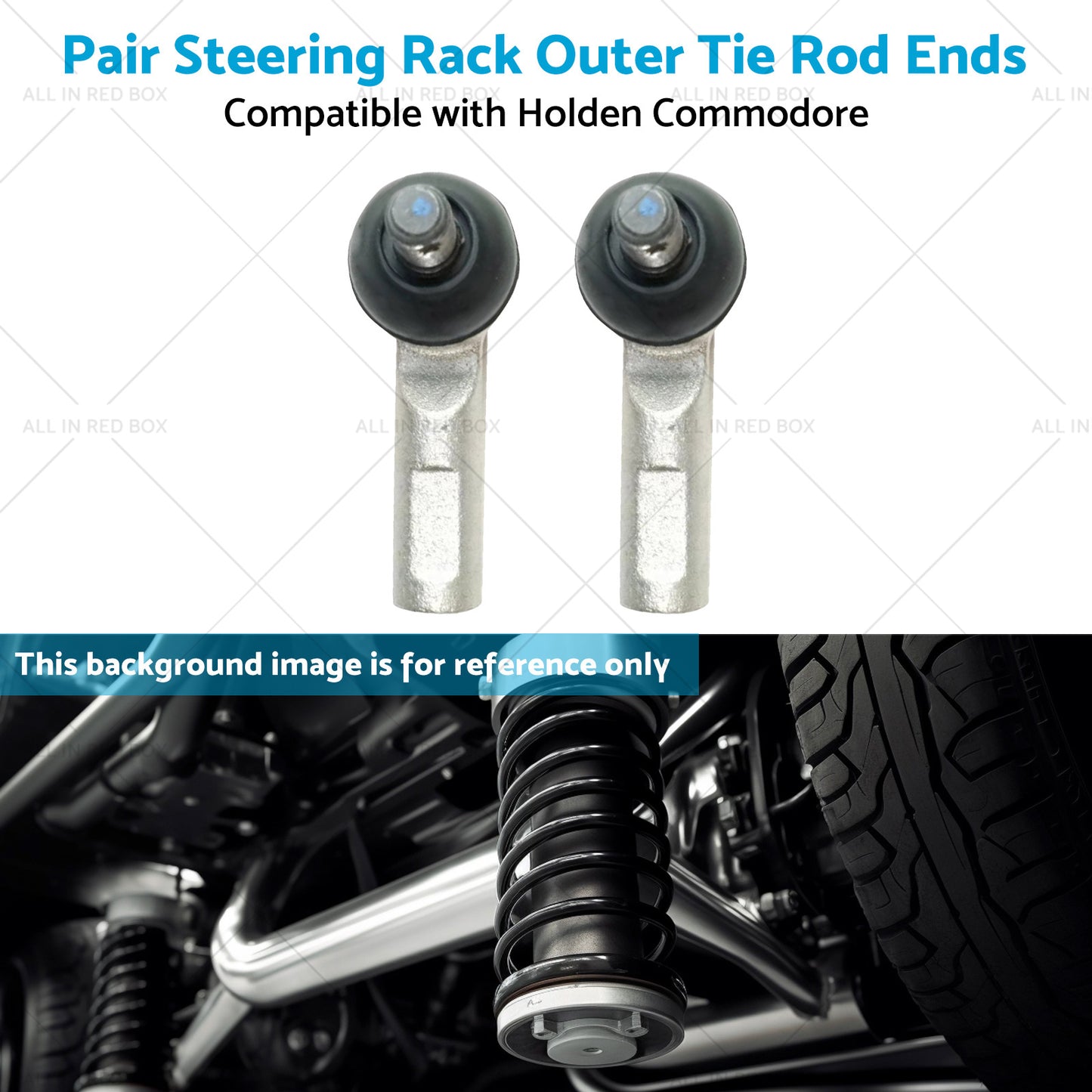 Pair Steering Rack Outer Tie Rod Ends Suitable for 05-15 Toyota Hilux KUN26