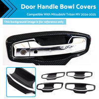 {{ Door Handle Bowl Cover Trim Gloss Black Suitable For Mitsubishi Triton MV 2024+ }} - Buy Car Parts Online at {{ Kaka Auto Parts }}.