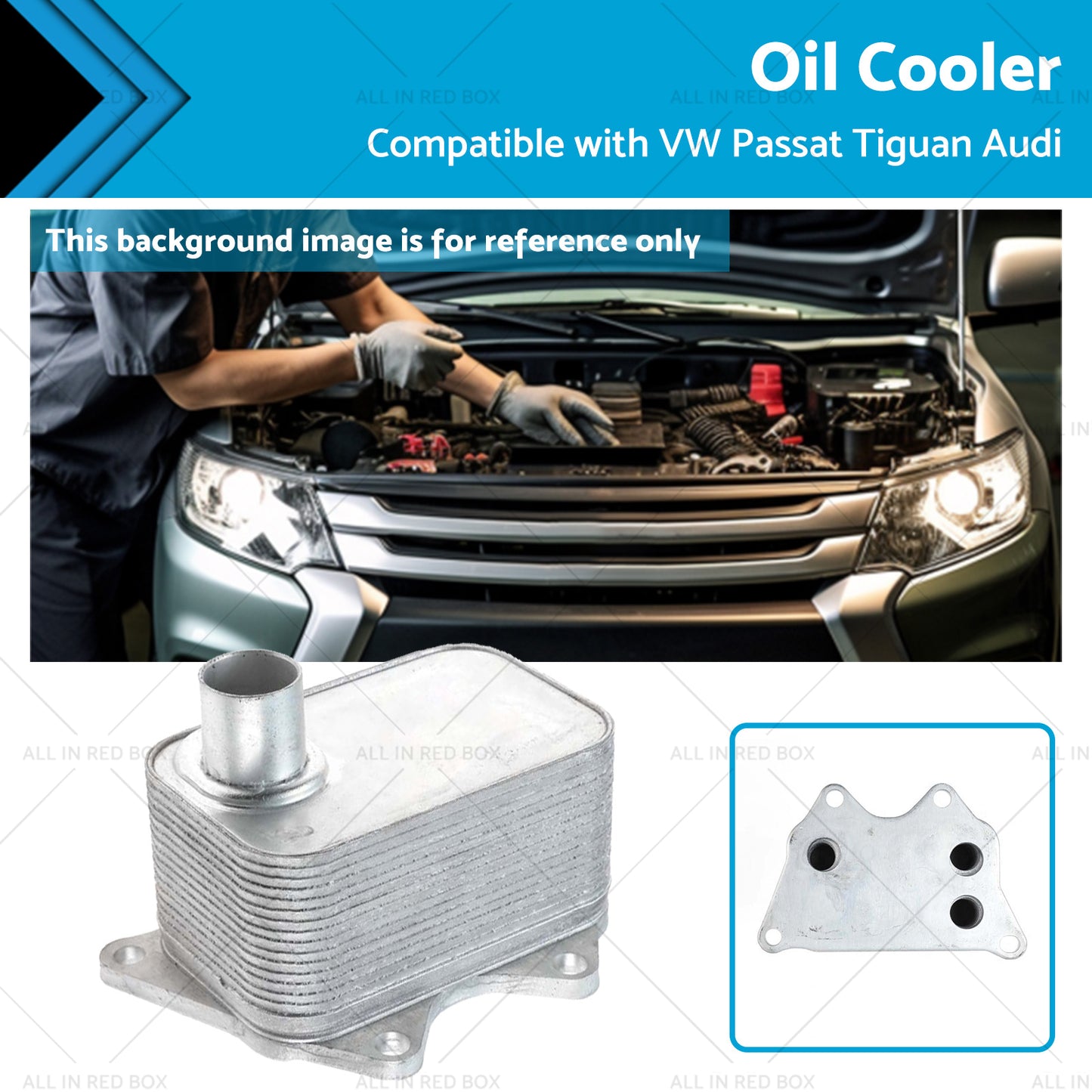 Oil Cooler Suitable for VW Passat Tiguan Audi A4 A5 A6 TT Skoda Octavia Superb