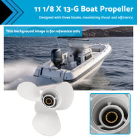 Boat Propeller 11 1 or 8 X 13-G Outboard Motor 3 Blade Suitable For Yamaha 30-60HP