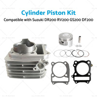 Cylinder Piston 66mm Suitable Suzuki DR200 RV200 GS200 DF200 SP200 Top End Kit