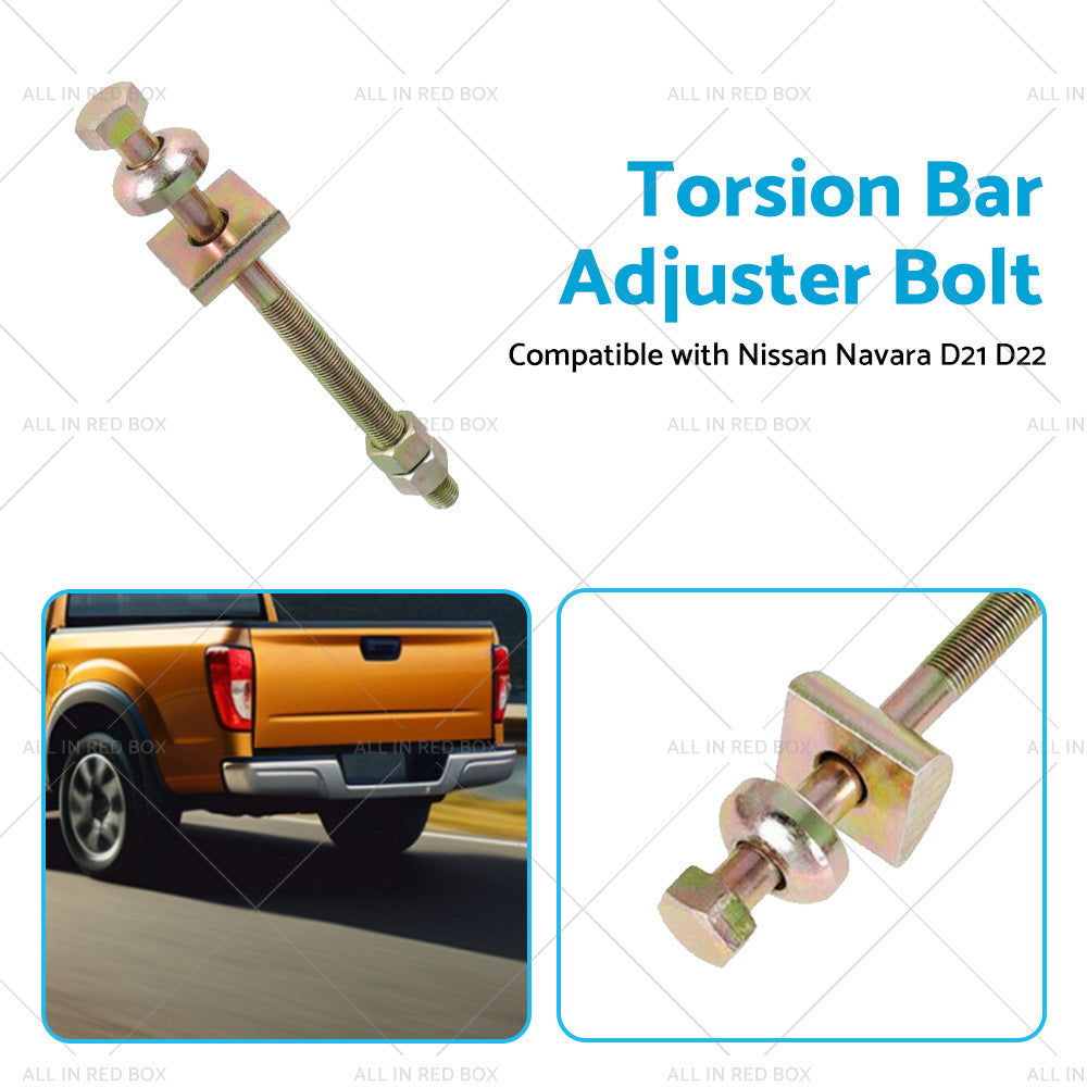 Torsion Bar Adjuster Bolt w  Nut Suitable For Nissan Navara D21 D22 4WD RWD PLD