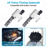 2PCS VVT Valve Timing Solenoid Suitable for Subaru Foreste Impreza Liberty