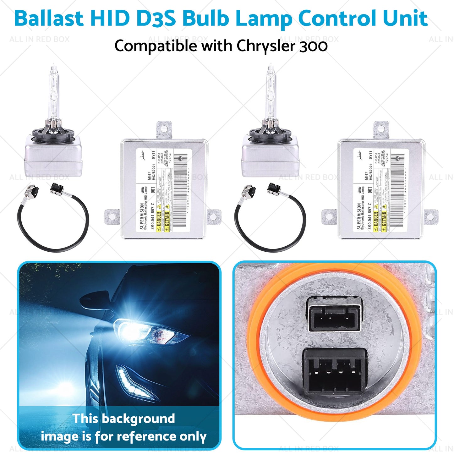 68170821AA Ballast HID D3S Bulb Lamp Control Unit Suitablefor Chrysler 300 11-21