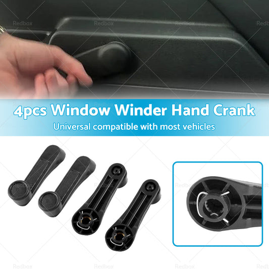 4PCS Universal Auto Car Truck Window Cranks Manual Winder Handle Hand Levers