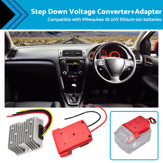 {{ Step Down Voltage Converter Compatible with Milwaukee Battery Dock DIY Adapter }} - Buy Car Parts Online at {{ Kaka Auto Parts }}.