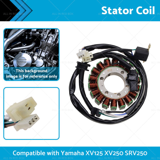 New Stator Coil Suitable For Yamaha XV125 Virago 125 XV250 SRV250 Renaissa XT600