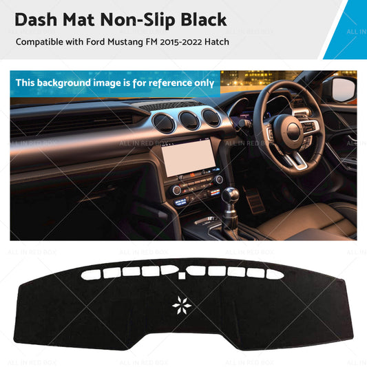 Suitable For Ford Mustang FM 2015-2022 Hatch Dashboard Cover Dash Mat Black