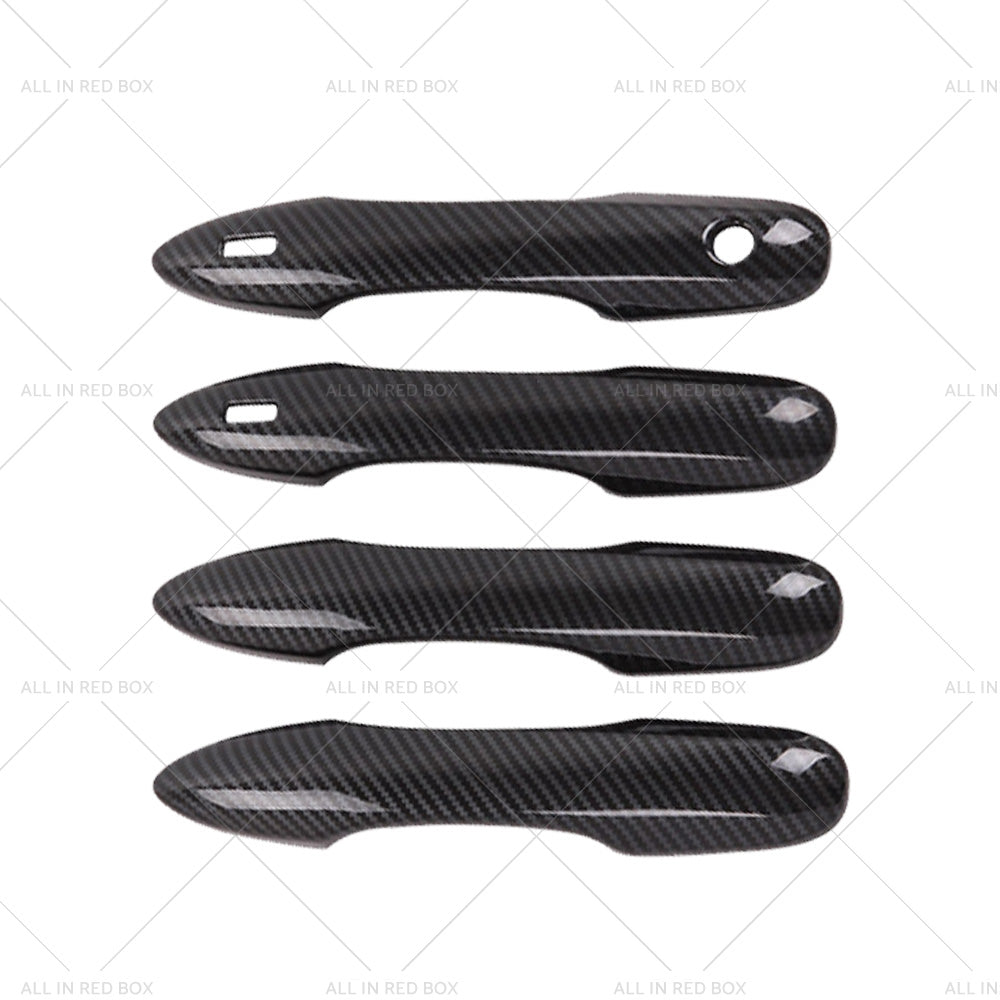 Carbon Fiber Door Handle Cover  and  Bowl Cup Surround Kit Suitable For Toyota Camry