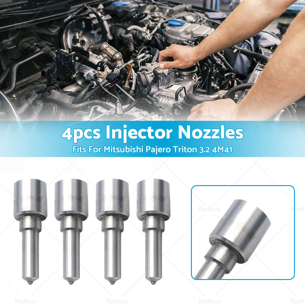 4 PCS Injector Nozzle For Mitsubishi Pajero 00-16 Triton 06-09 4M41 DLLA148PN283