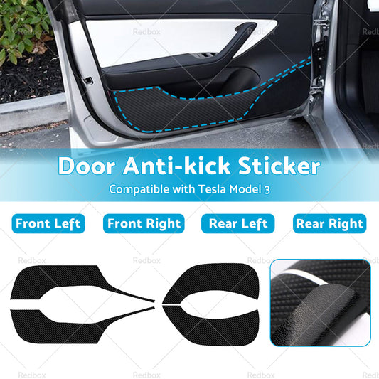 Suitable for Tesla Model3 Accessories Car Door Anti-kick Sticker Cover Protector