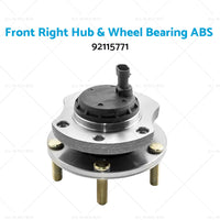 RH Front Hub  and  Wheel Bearing Suitable For Holden Commodore VT VX VY VZ 92115771