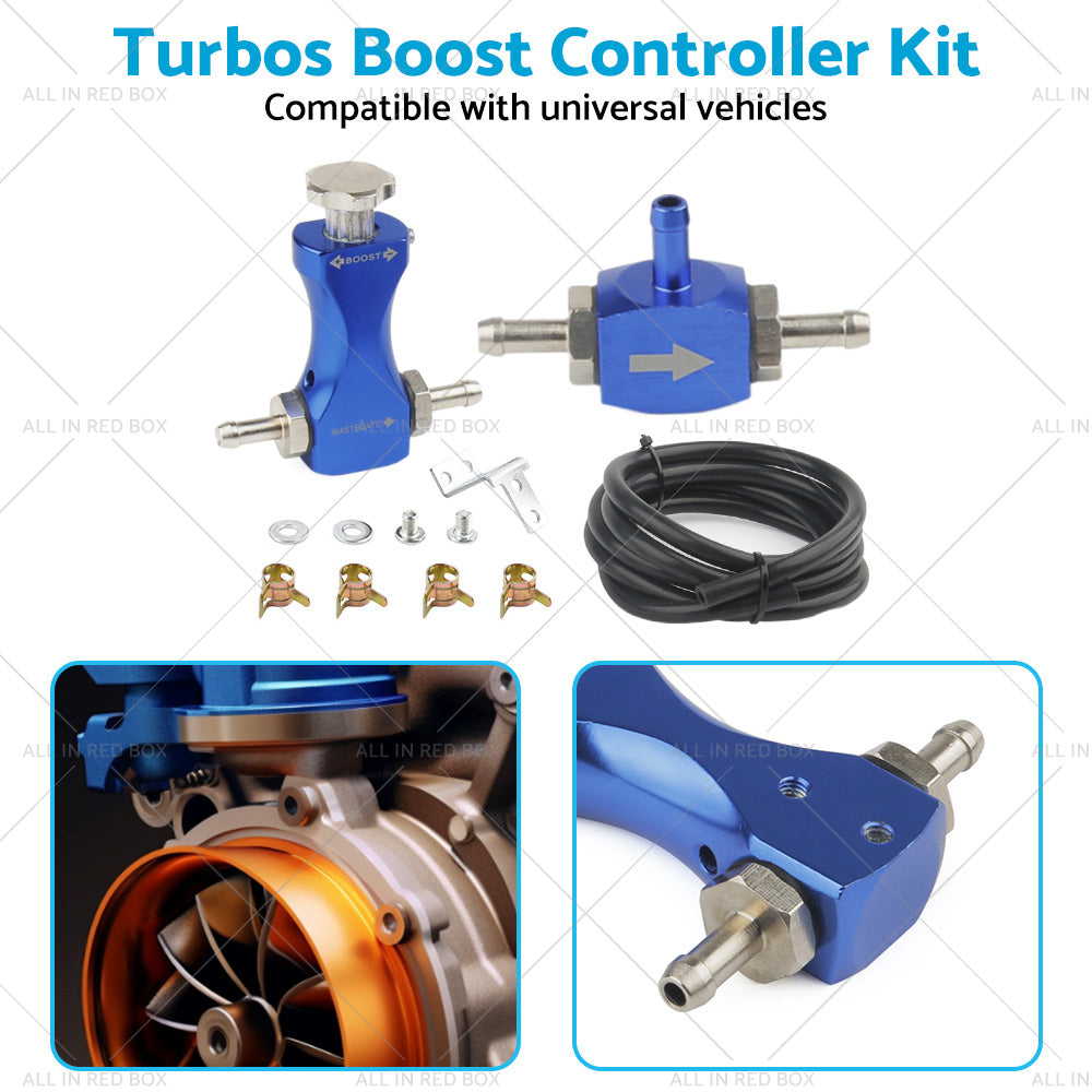 Adjustable Tee Manual Turbo Boost Controller Bleed Valve Petrol Diesel Universal