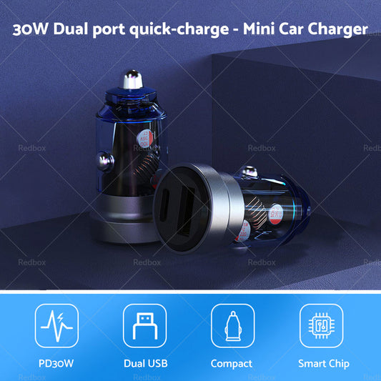 USB C Car Charger Adapter 54W Car Charger Fast Charging Fast USB PD30W QC3. 0