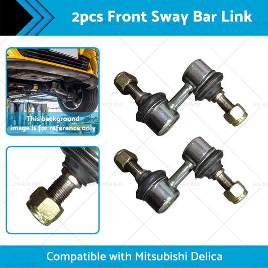 2x Front Stabilizer Sway Bar Link Suitable For Mitsubishi Delica PD8W 1994-2004