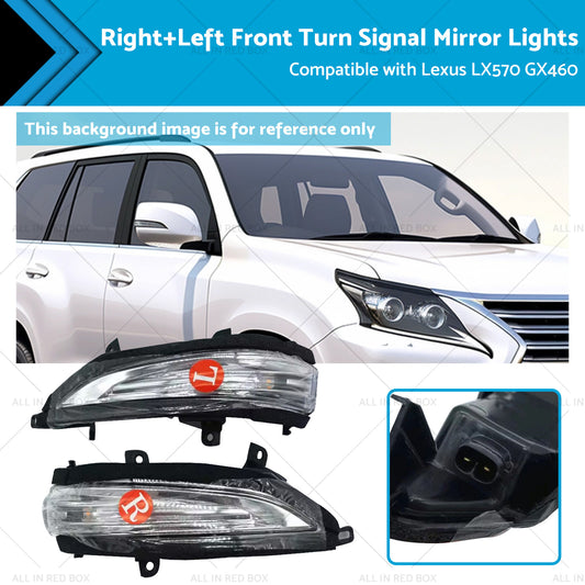 RightLeft Front Turn Signal Mirror Lights Suitable for Lexus 13-20 GX460 LX570