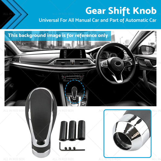 Universal Leather Automatic Auto Car Gear Stick Shift Knob Shifter Lever Cover