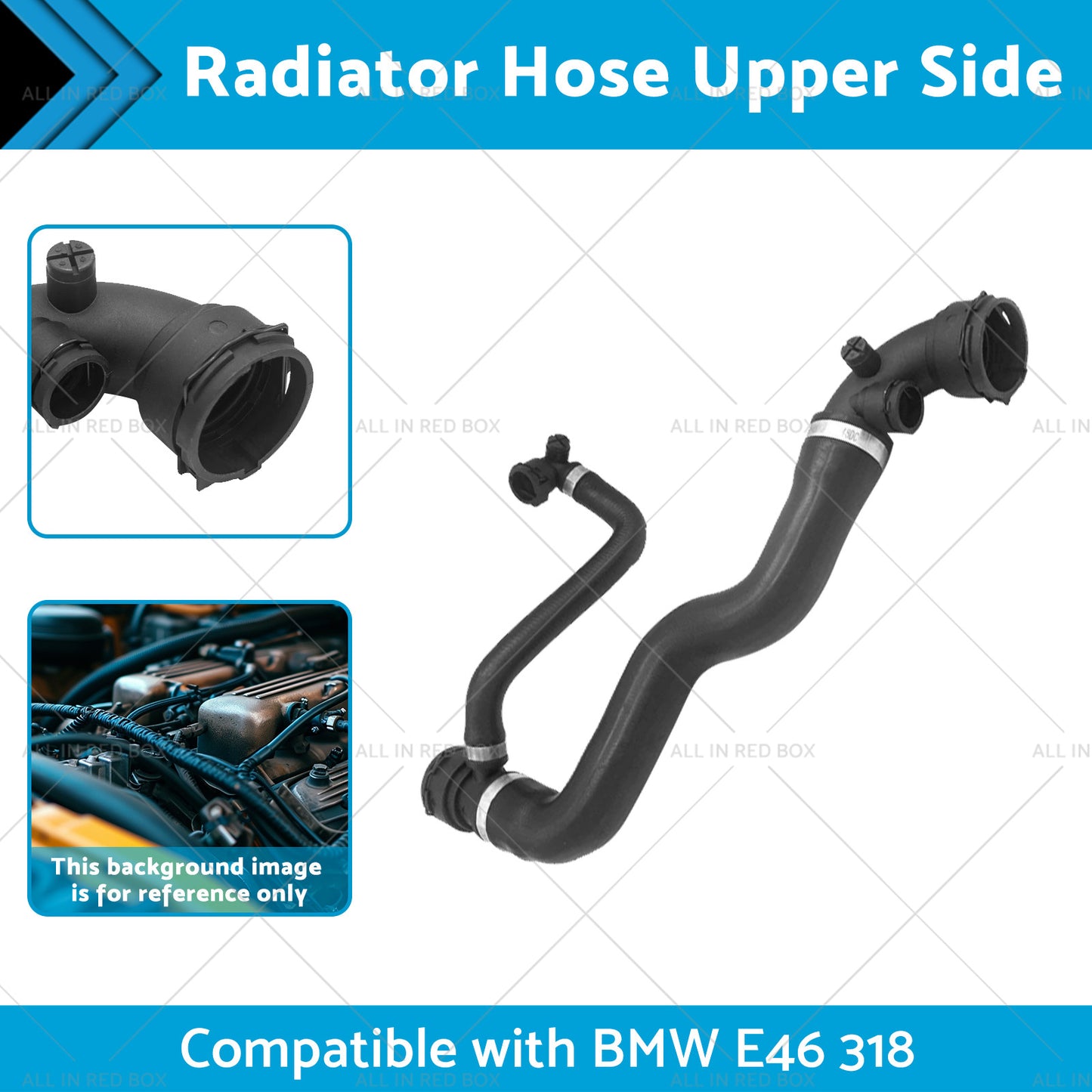 17127520668 17127507748 Radiator Hose Upper Side Suitable for BMW E46 318 01-05